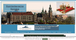 Desktop Screenshot of konfederacjaspiska.pl